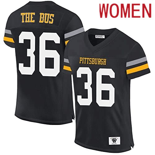 Women Pittsburgh Steelers #36 The Bus black2024 Nike Limited NFL throwback Jersey